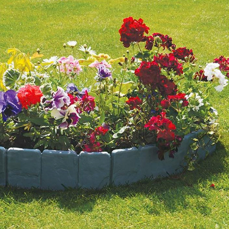 StoneEdge — 10 stuks Stijlvolle Gartenbegrenzing in Steenlook | 50% KORTING