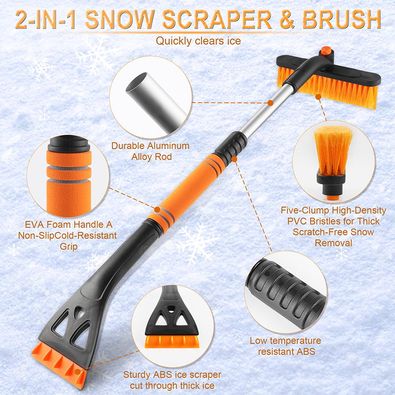 Winter Warrior Borstel — Makkelijk Krachtig Schoonmaken
