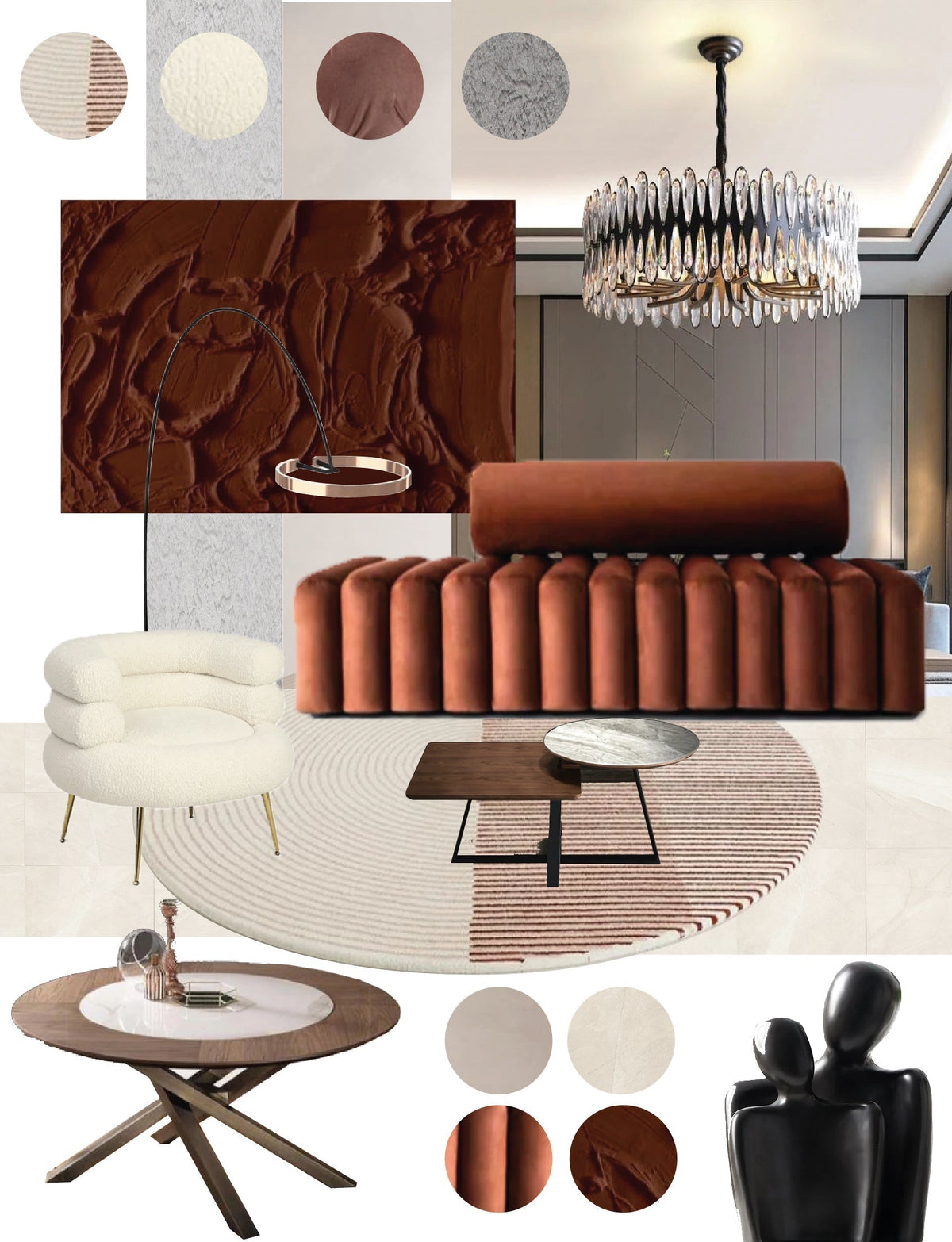 FusionHug - Abstract keramisch beeld - Tijdloze elegantie en liefde | 50% KORTING