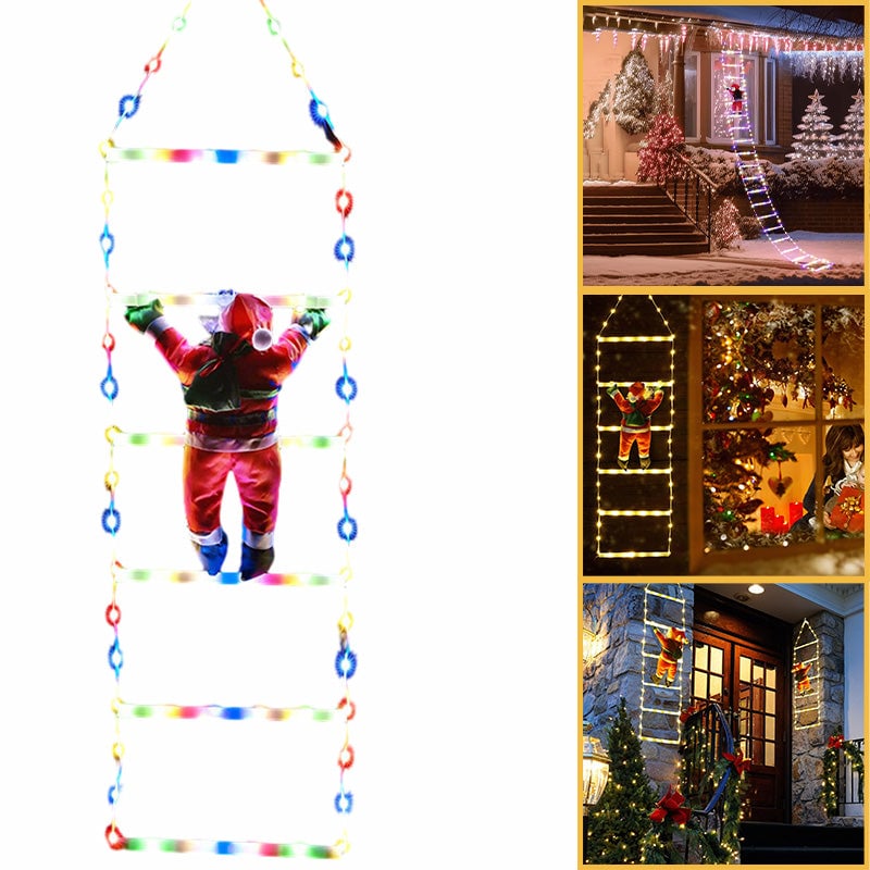 Xmasglow – Kerstladderverlichting met de Kerstman