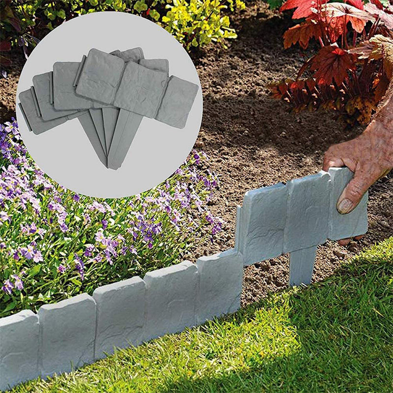StoneEdge — 10 stuks Stijlvolle Gartenbegrenzing in Steenlook | 50% KORTING