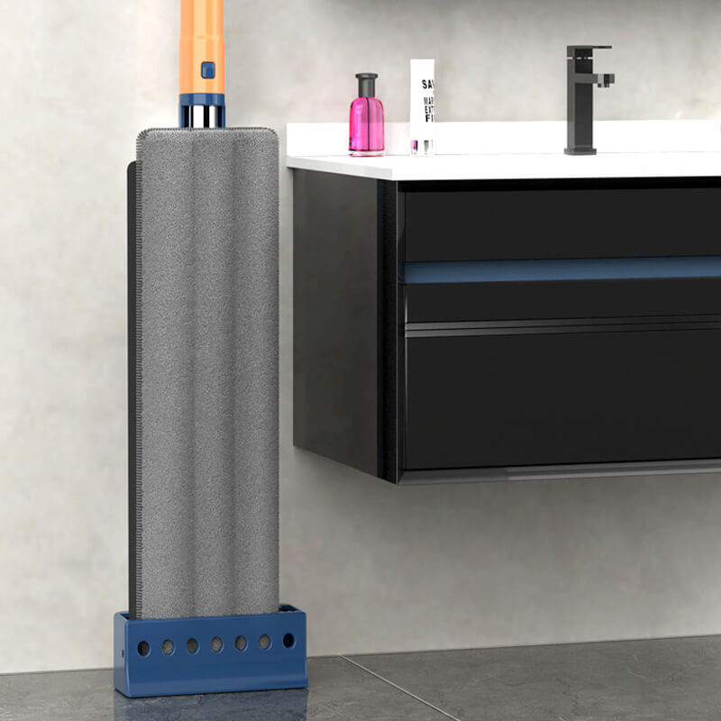 Witte Mop + 2 Moppendoeken — Snel Schoonmaken, Zonder Inspanning