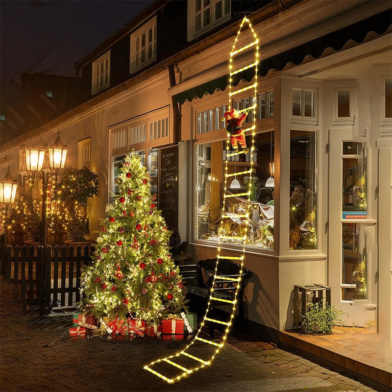 Xmasglow – Kerstladderverlichting met de Kerstman