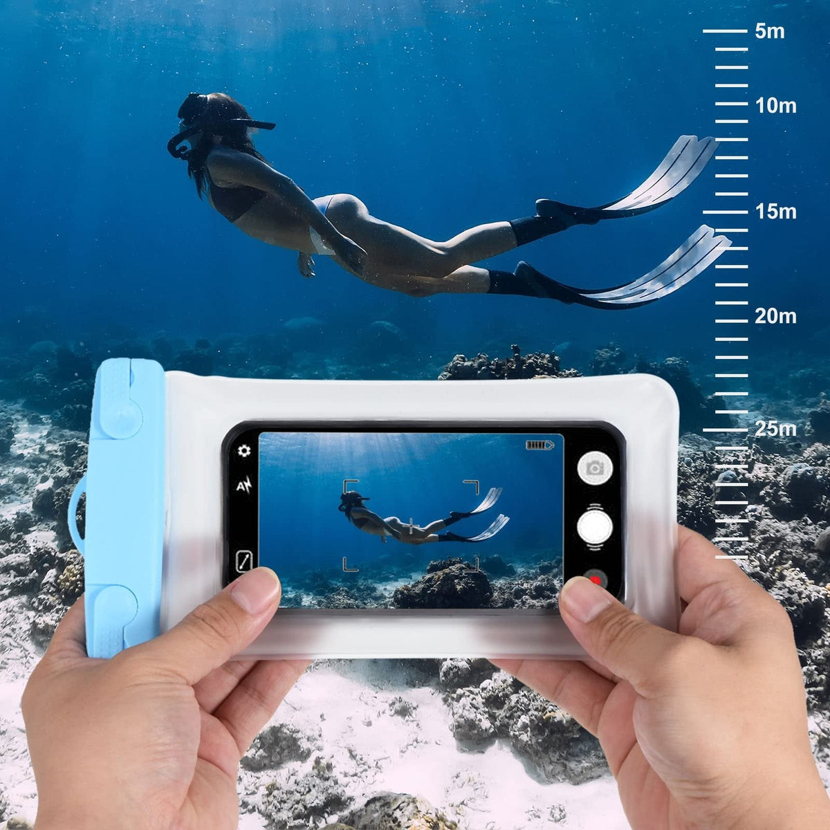 AquaShield — Waterdichte Telefoonhoes | 1+1 GRATIS