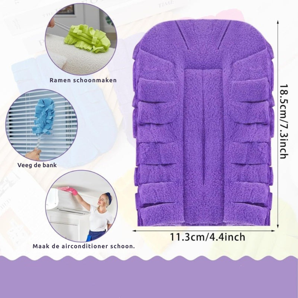 CleanEase 5pcs – Ultra-microvezel reinigingsdoeken | 50% KORTING