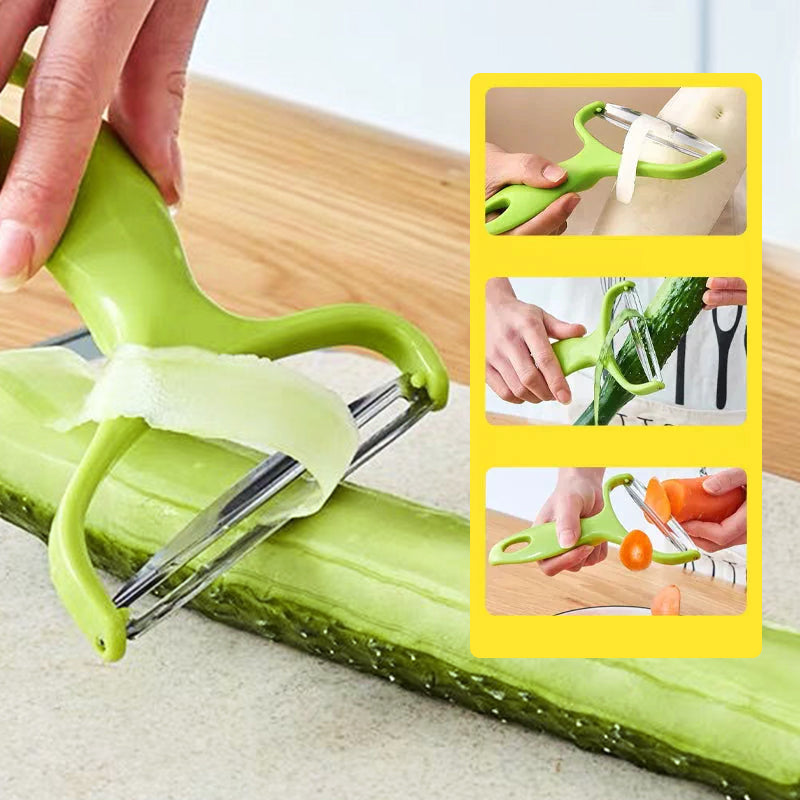 SliceMaster - Ultrascherp mes voor moeiteloos schillen en snijden | 1+1 GRATIS