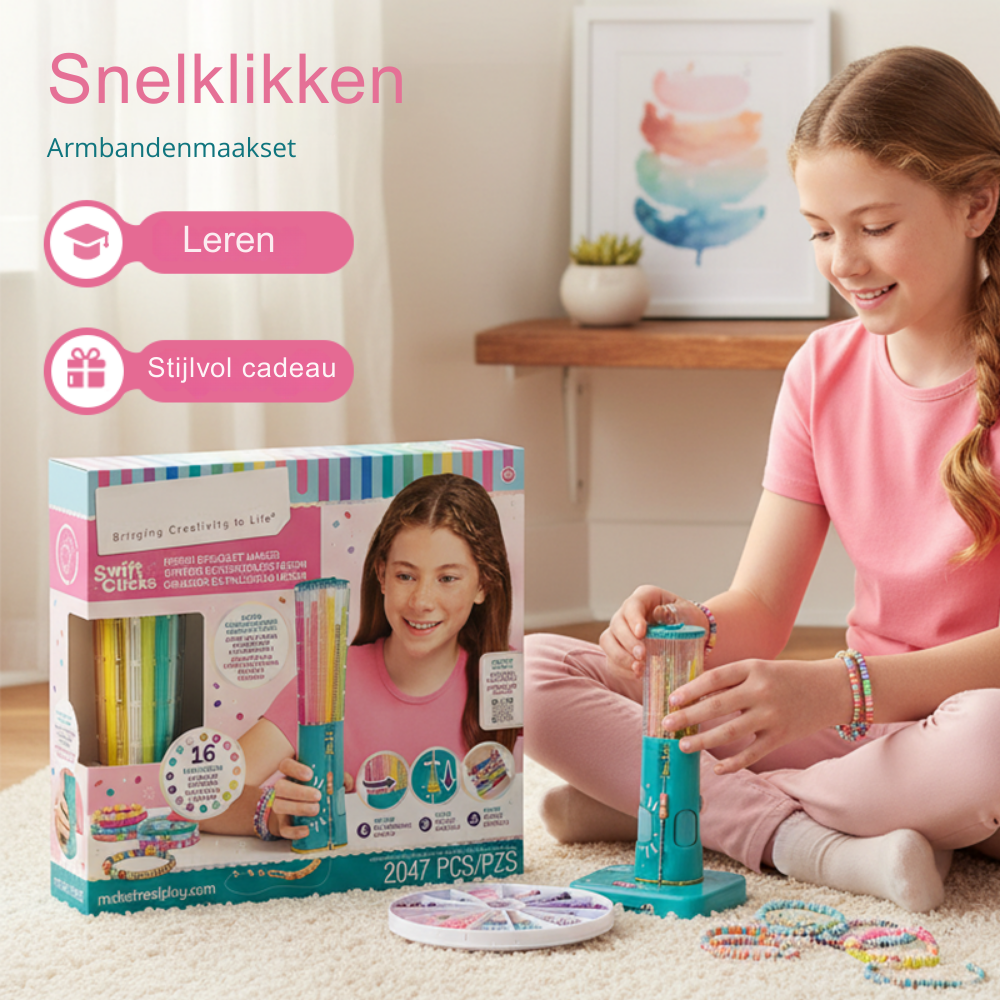 BeadJoy – Quick Click Armbandenmaakset | 50% KORTING