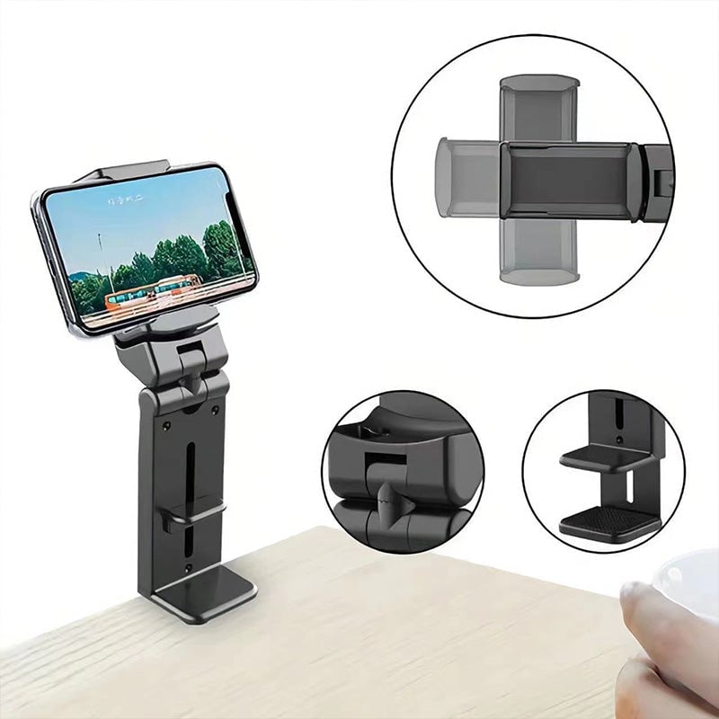 Opvouwbare flexibele telefoonhouder met 360 graden rotatie | 1+1 GRATIS