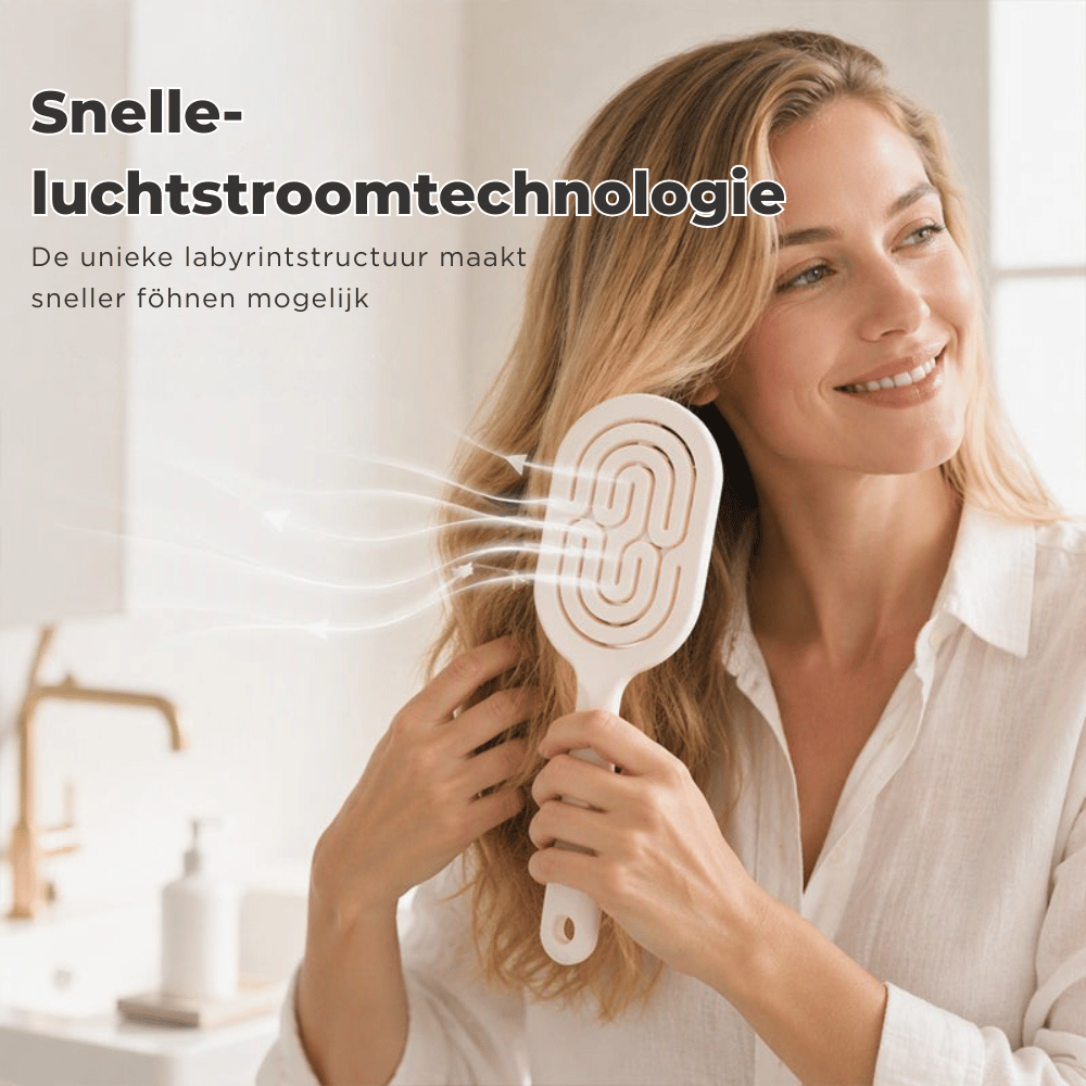 CleanSweep — Zelfreinigende Ontklittende Haarborstel | 1+1 GRATIS