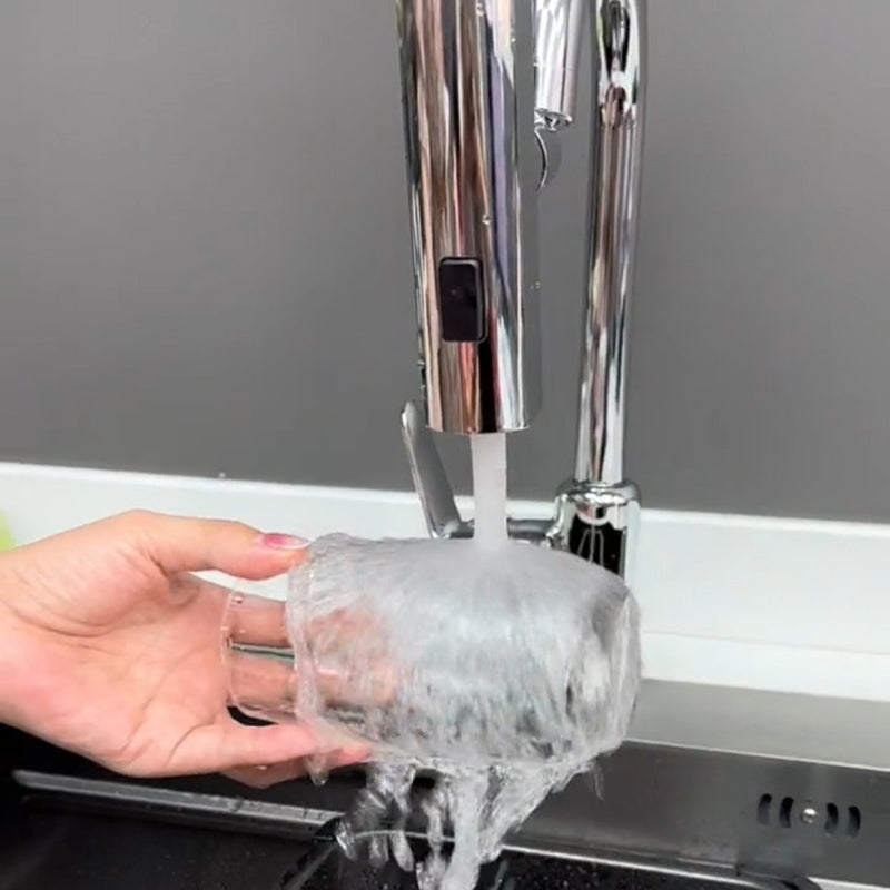FlexiFlow™ – Uittrekbare Keukenkraansproeier voor Maximaal Bereik & Minimale Spetters | 50% KORTING