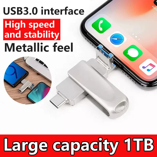 Rive – Multifunctioneel 4-in-1 USB-flashgeheugen