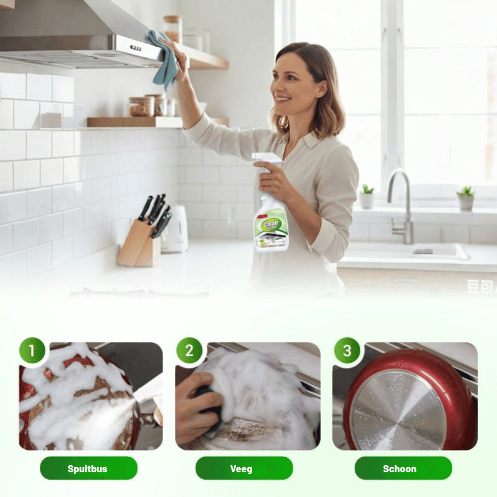 GreaseAway — Keuken Ontvetter Spray | 50% KORTING