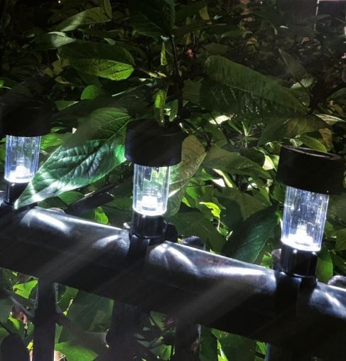 SolarSplash – Set van 6 zonne-zwembadlampen voor bovengrondse zwembaden