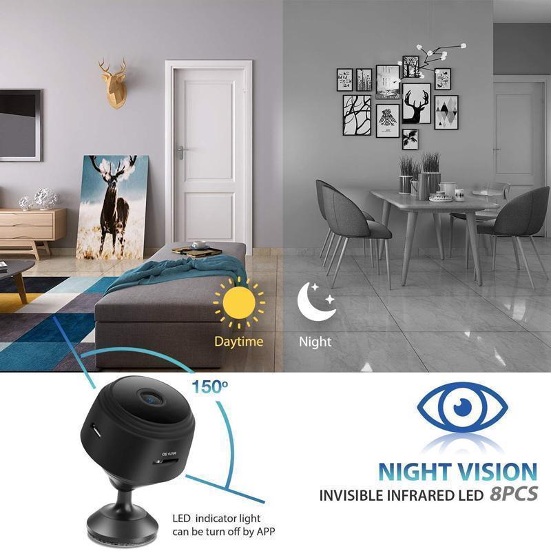 1080p WiFi minicamera - Beveilig je huis altijd en overal