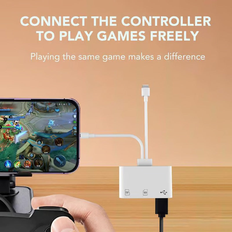 DataLink – 3-in-1 SD/TF/USB-kaartlezer | 1+1 GRATIS