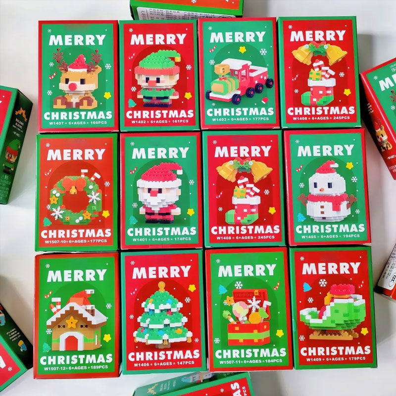MerryBlocks – Kerst Mini Bouwset | 50% KORTING