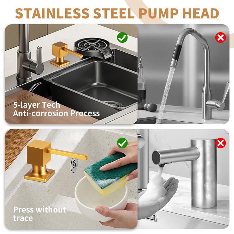 SoapEase — Elegante Keukenzeepdispenser | 50% KORTING