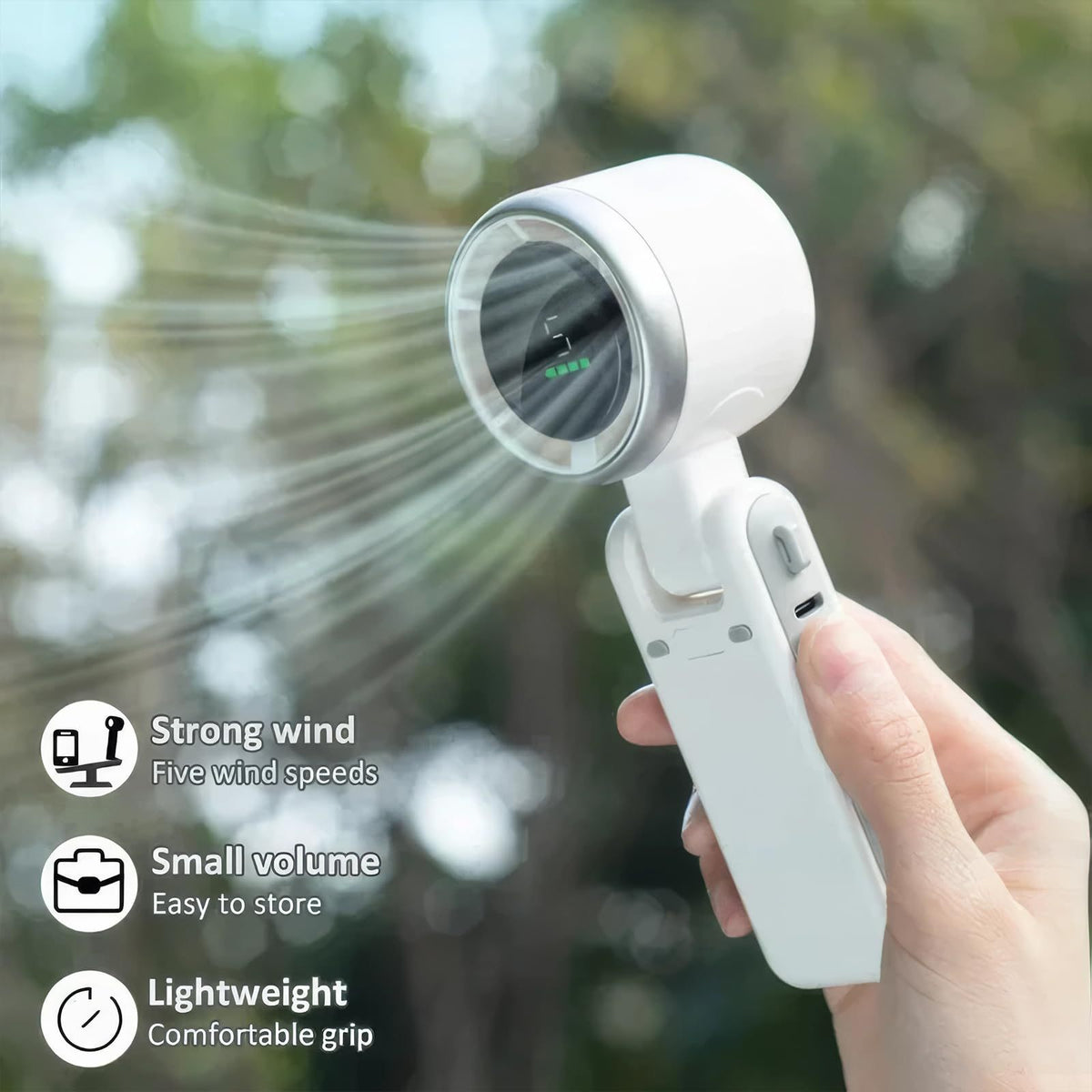 BreezeFlex – Opvouwbare 180° Turboventilator | 1+1 GRATIS