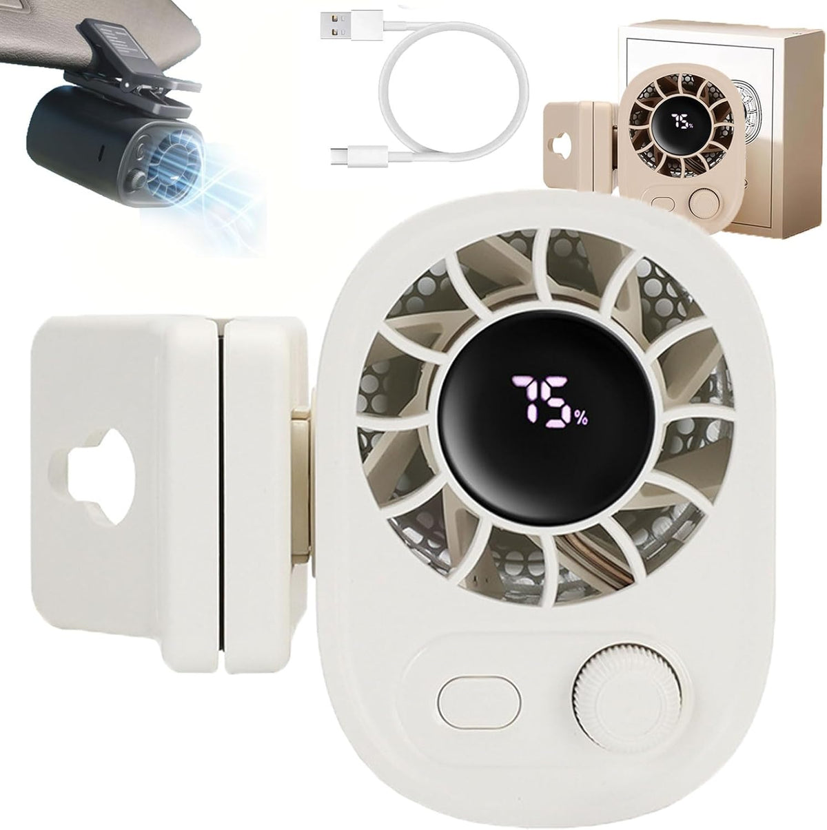 CoolBreeze™ Autoventilator met clip | 50% korting