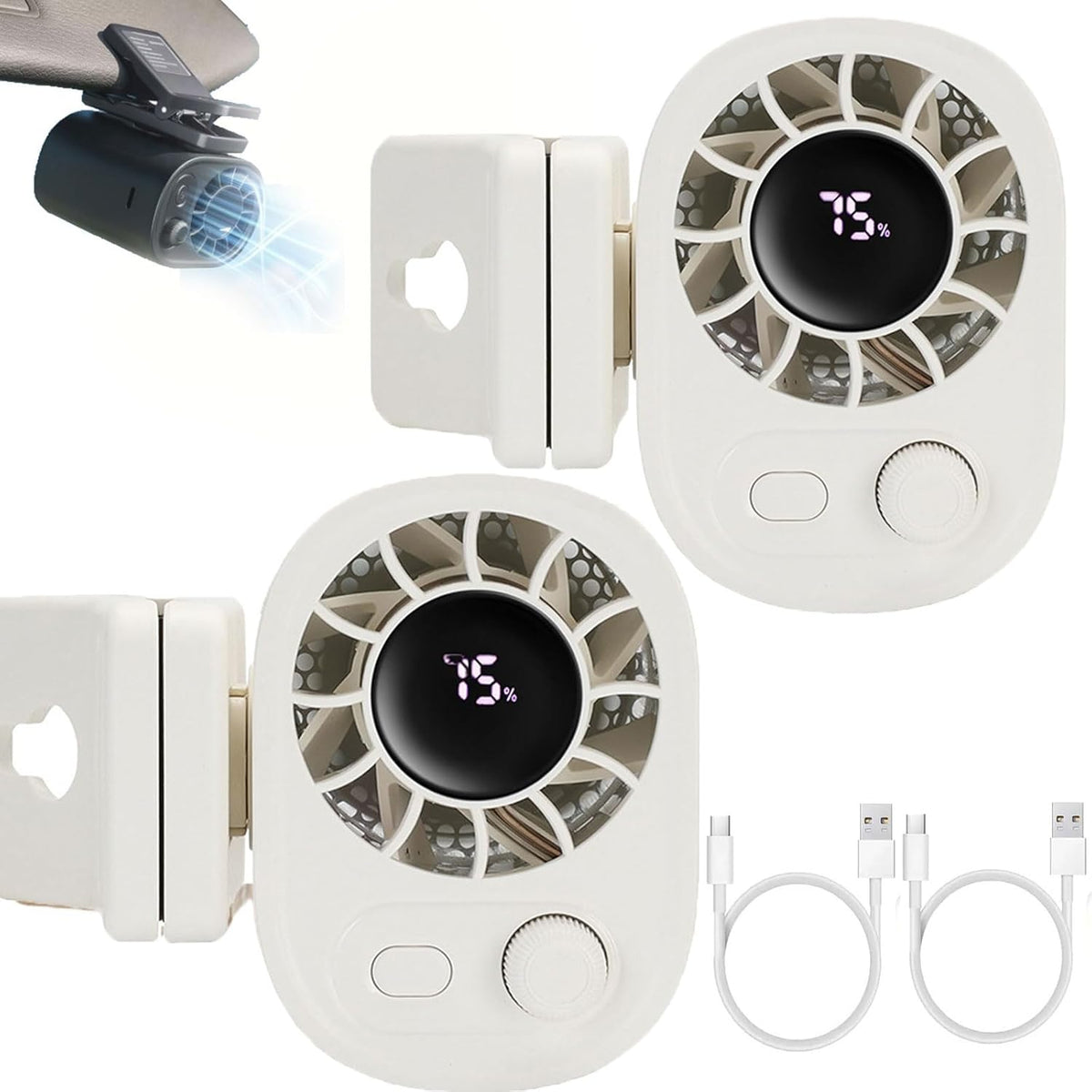 CoolBreeze™ Autoventilator met clip | 50% korting