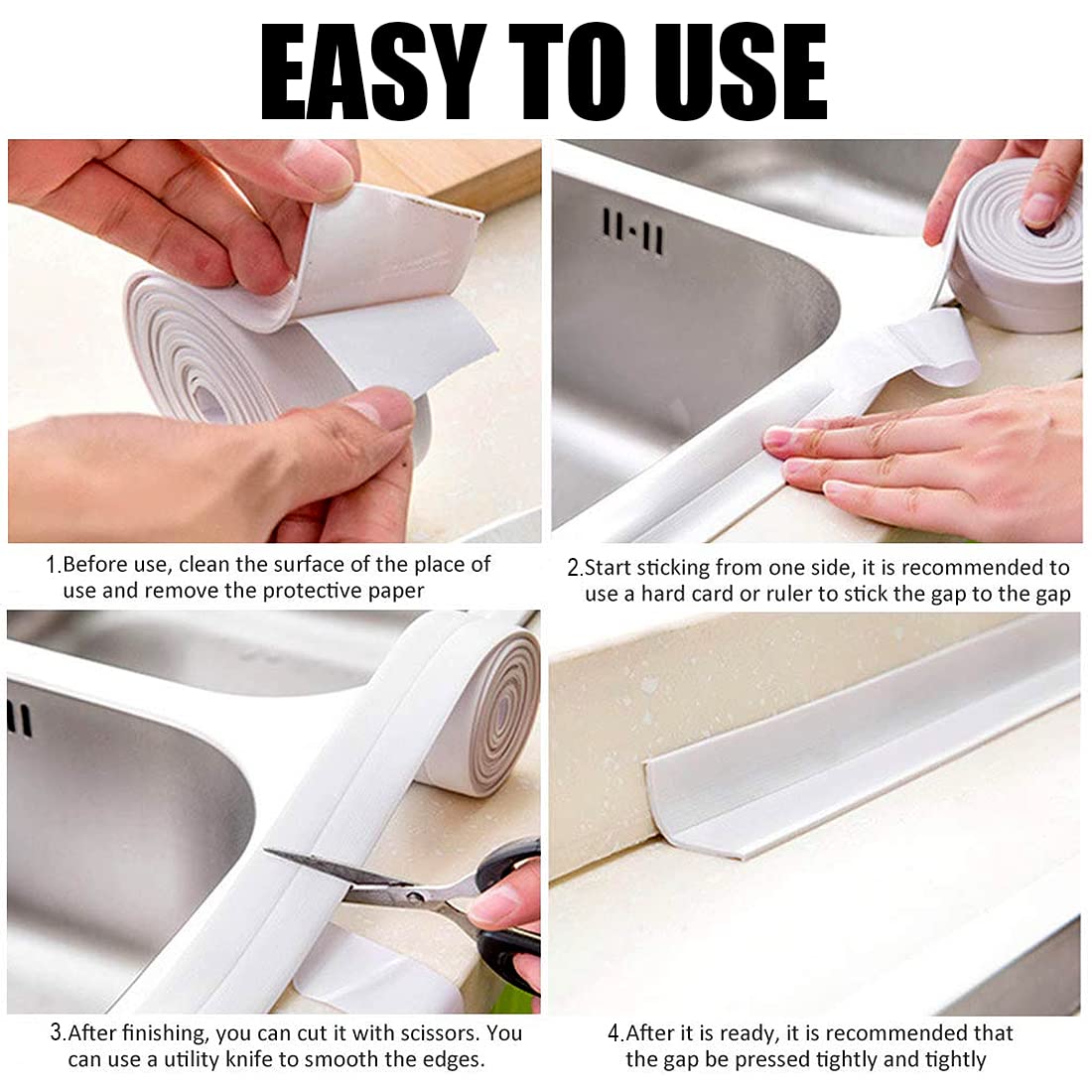Soft Button Strip - Eenvoudige Decoratie voor Keuken en Badkamer