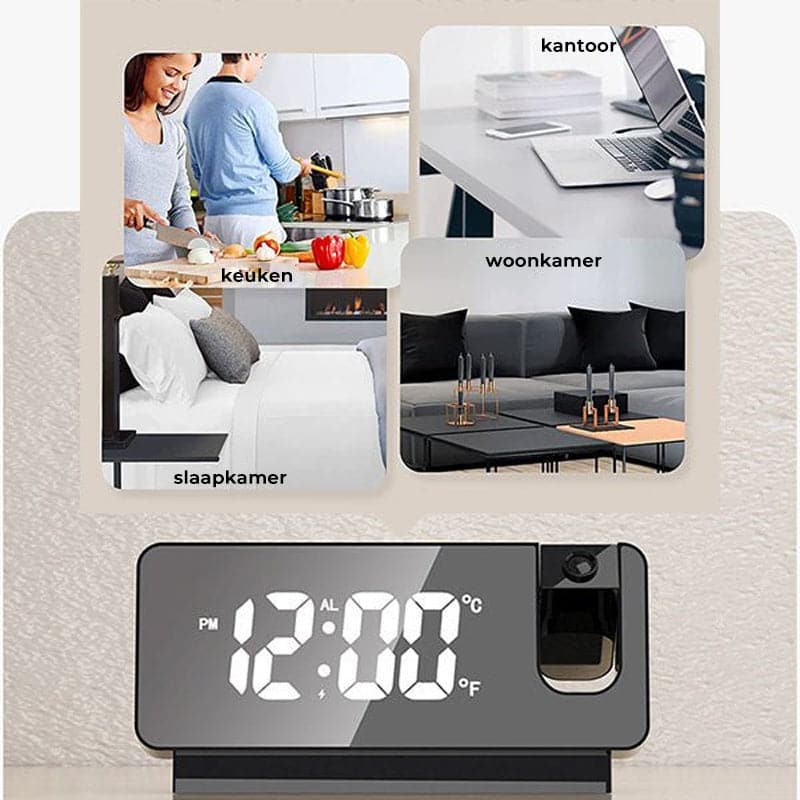 TimeBeam – Intelligente digitale projectieklok