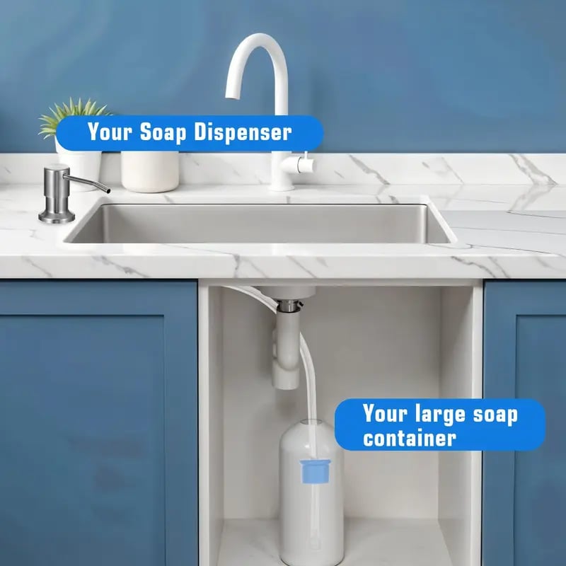 SoapEase — Elegante Keukenzeepdispenser | 50% KORTING