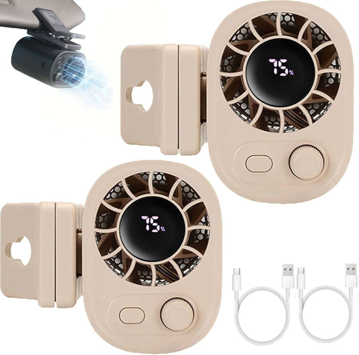 CoolBreeze™ Autoventilator met clip | 50% korting