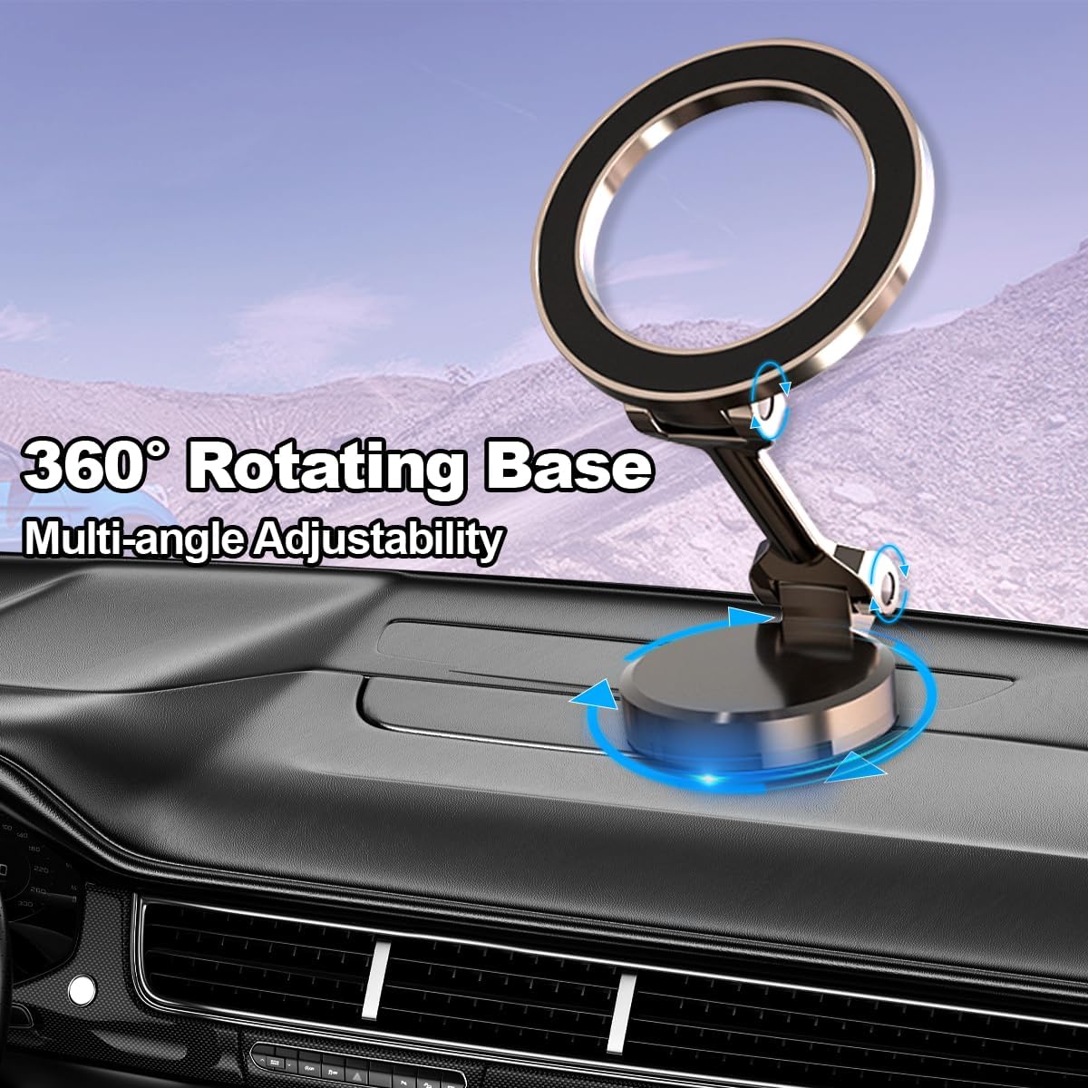 Ultra-magnetische mobiele telefoonhouder voor in de auto | 50% KORTING