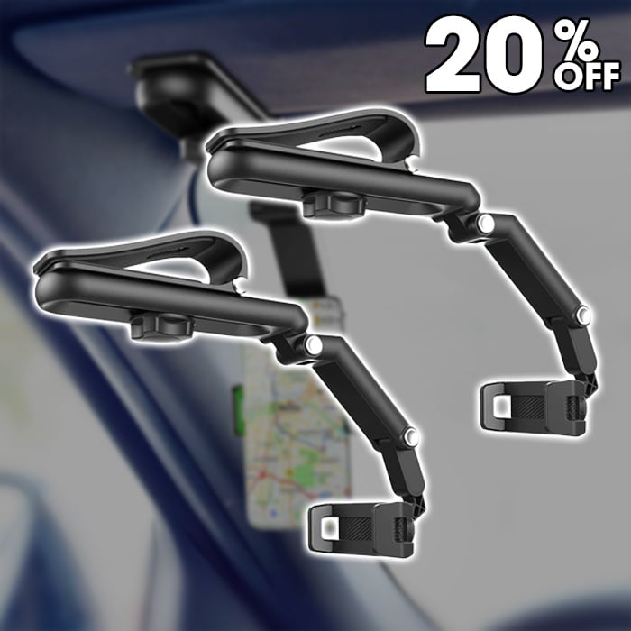 FlexMount™ 360° draaibare en uitschuifbare autotelefoonhouder