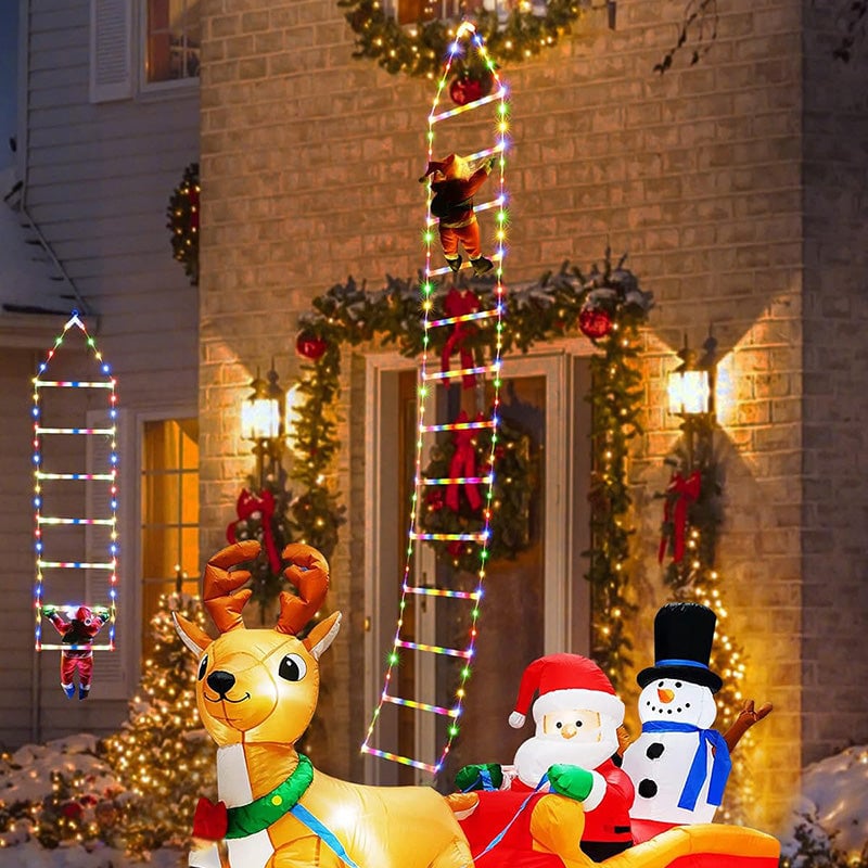 Xmasglow – Kerstladderverlichting met de Kerstman