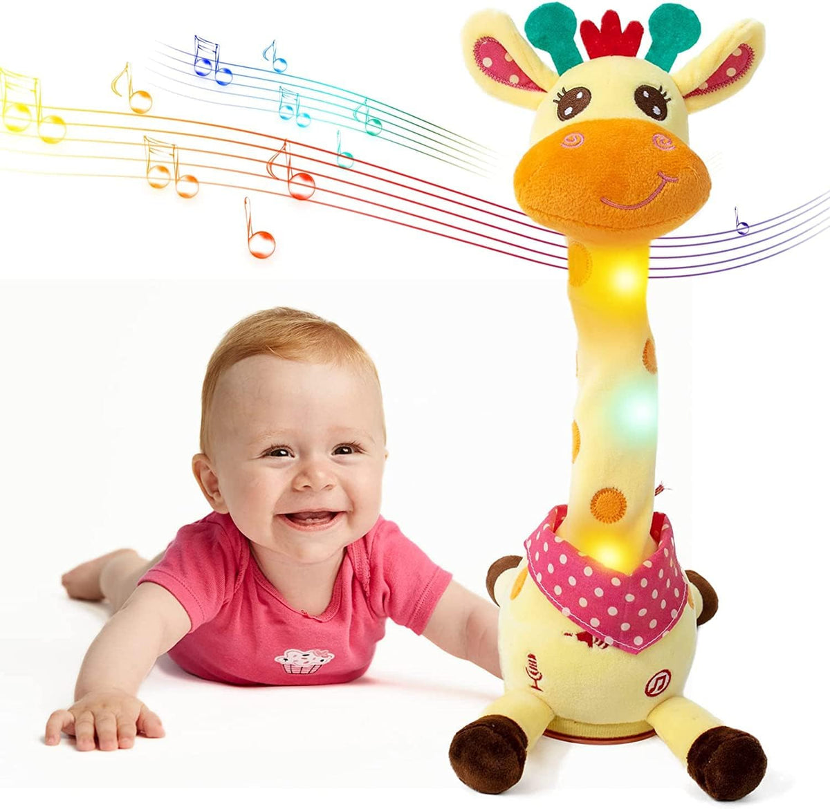 GroovyGiraffe™ – Knuffel Met Muziekplezier | 50% KORTING