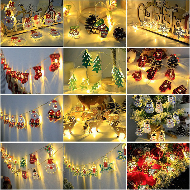 NordicGlow – Kerst LED ijzeren decoratieve lichtketting