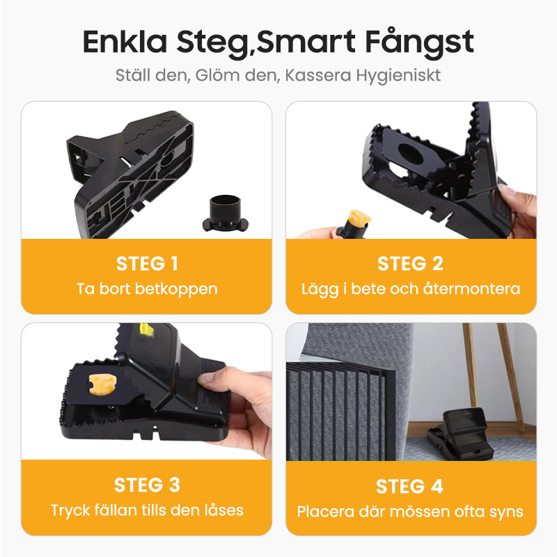 SnapPro 3-pack – Zeer gevoelige en krachtige muizenval | 50% KORTING