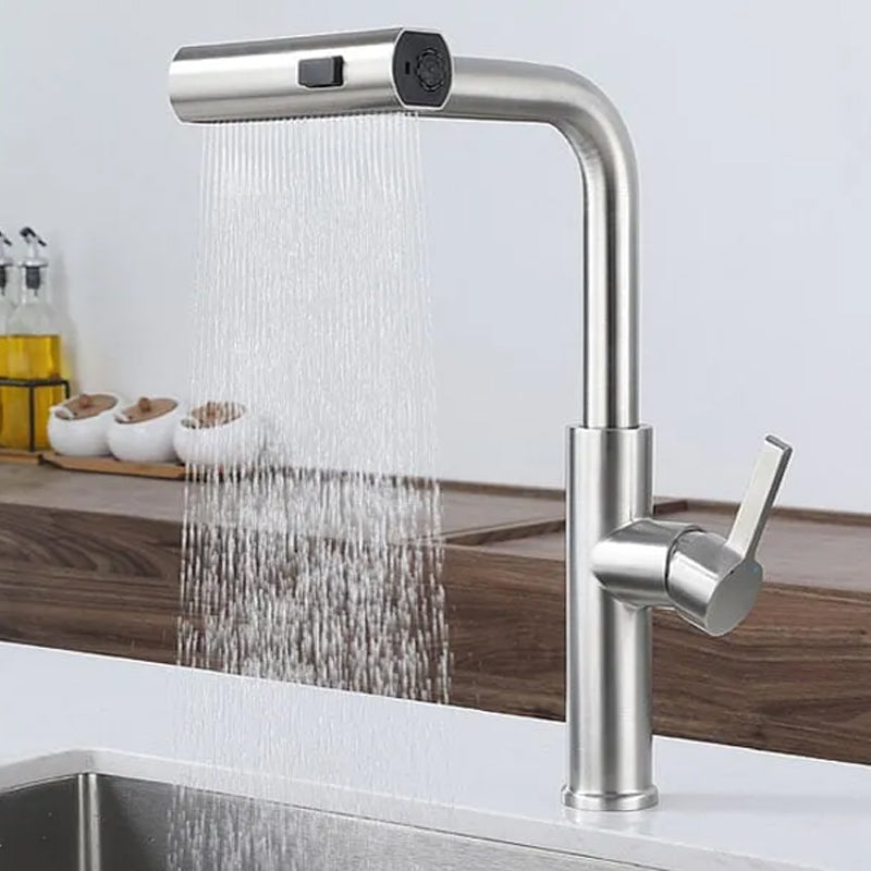 FlexiFlow™ – Uittrekbare Keukenkraansproeier voor Maximaal Bereik & Minimale Spetters | 50% KORTING