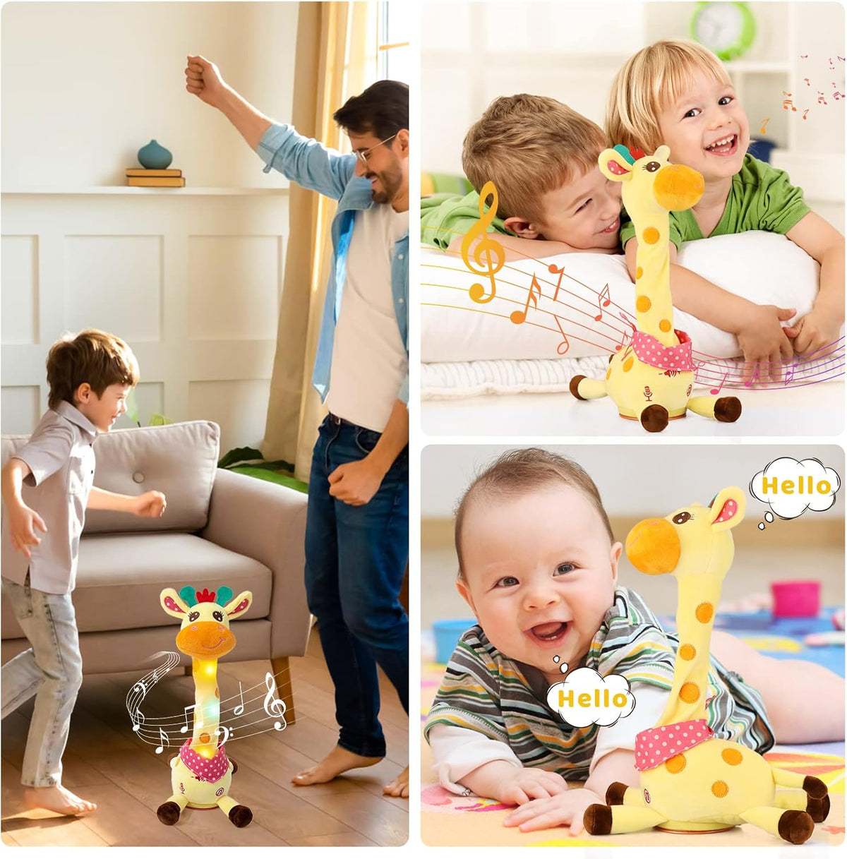 GroovyGiraffe™ – Knuffel Met Muziekplezier | 50% KORTING