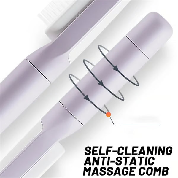 CleanBrush™ – Roterende zelfreinigende haarborstel | 1+1 GRATIS