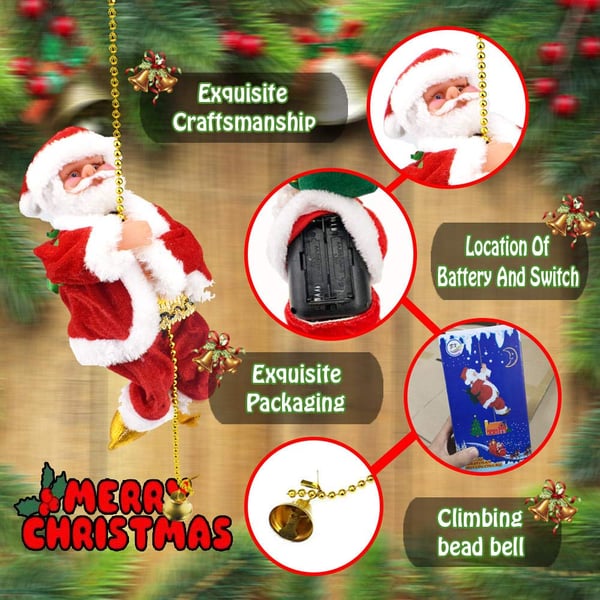 JollyClimb – Dansende en zingende Kerstman | 50% KORTING