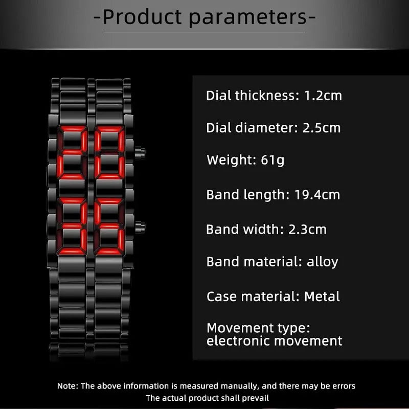 Lava — Digitaal LED Horloge | 1+1 GRATIS