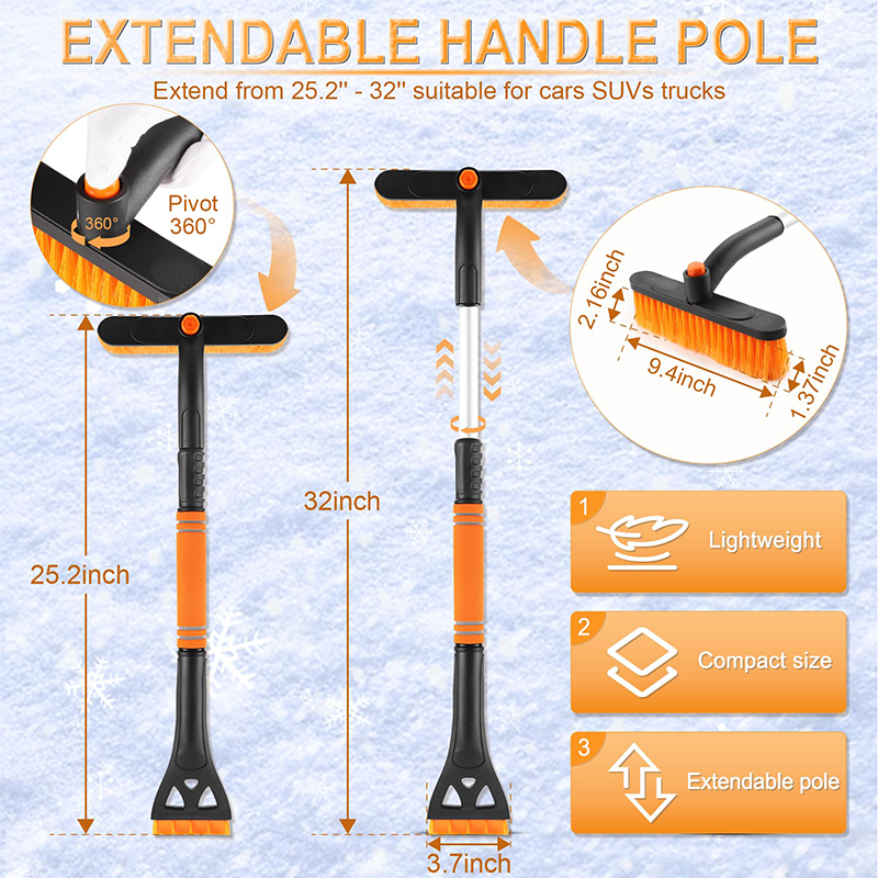 Winter Warrior Borstel — Makkelijk Krachtig Schoonmaken