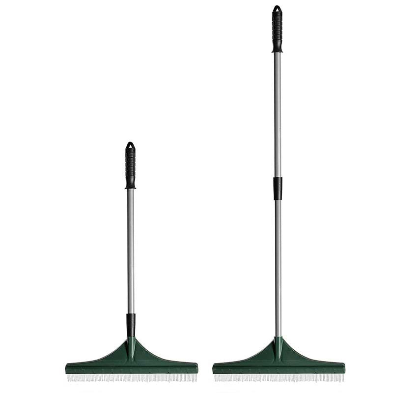 TurboSweep — Telescopische Hark voor Gazon & Tapijt | 50% KORTING
