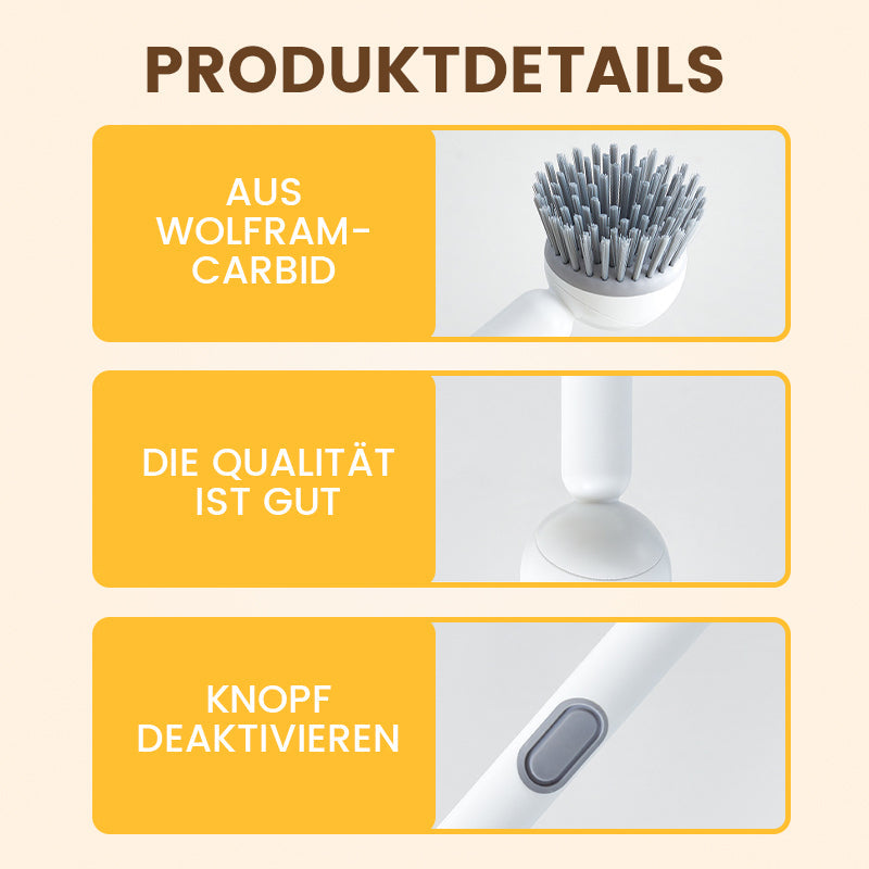 SwivelScrub Borstel – Moeiteloos Glanzend Reiniging