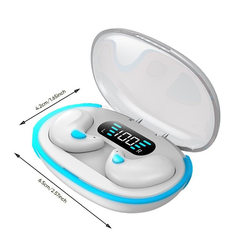 ClearVibe™ – Draadloze Beengeleidings-Oordopjes met Slim Display! | 50% KORTING