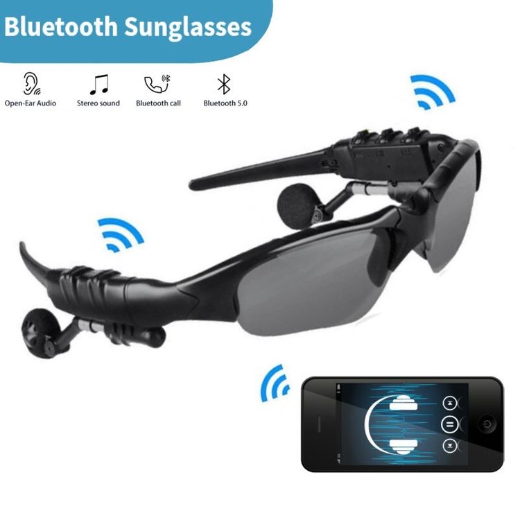 SoundVision™ Draadloze Sportbril met Bluetooth & Polarisatie