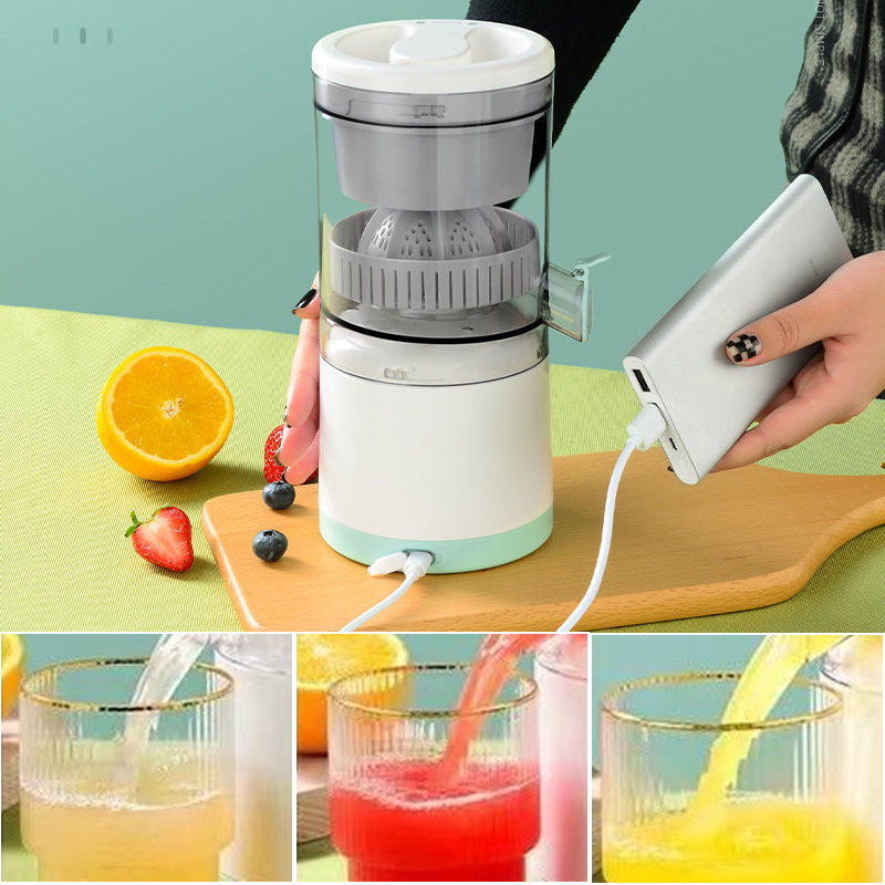 JuiceMate™ – Mini Elektrische Fruitpers voor Vers Sap Overal | 50% KORTING