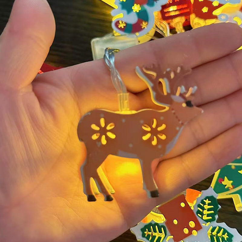 NordicGlow – Kerst LED ijzeren decoratieve lichtketting