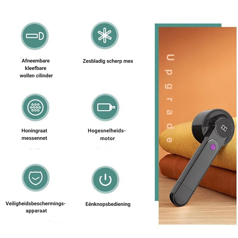 LiamCare – 2-in-1 elektrische pluizenverwijderaar | 50% KORTING