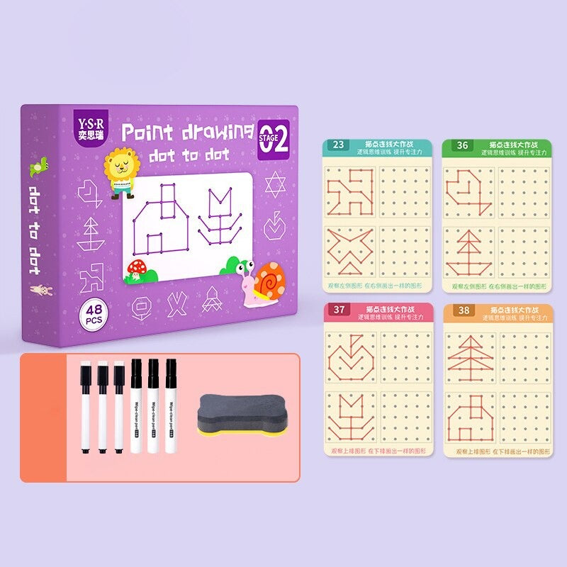 LeerSlim Bord - Schrijf- en leerplank - De perfecte introductie tot schrijven en tekenen | 50% KORTING