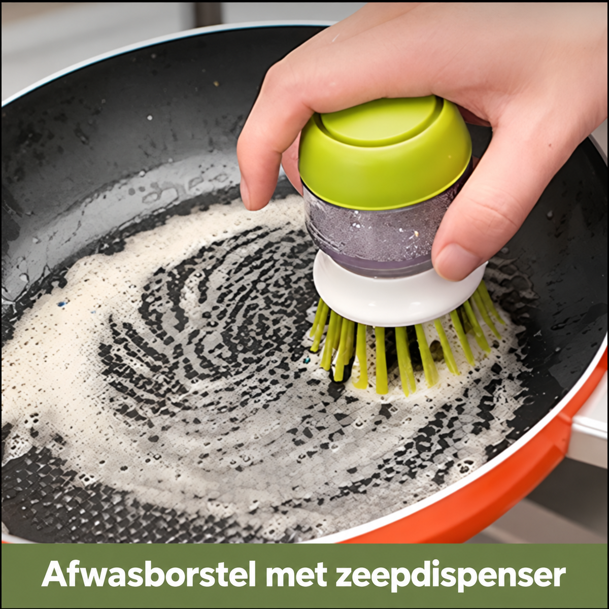 Lumfy FoamPro™ – Afwasborstel met Zeepdispenser