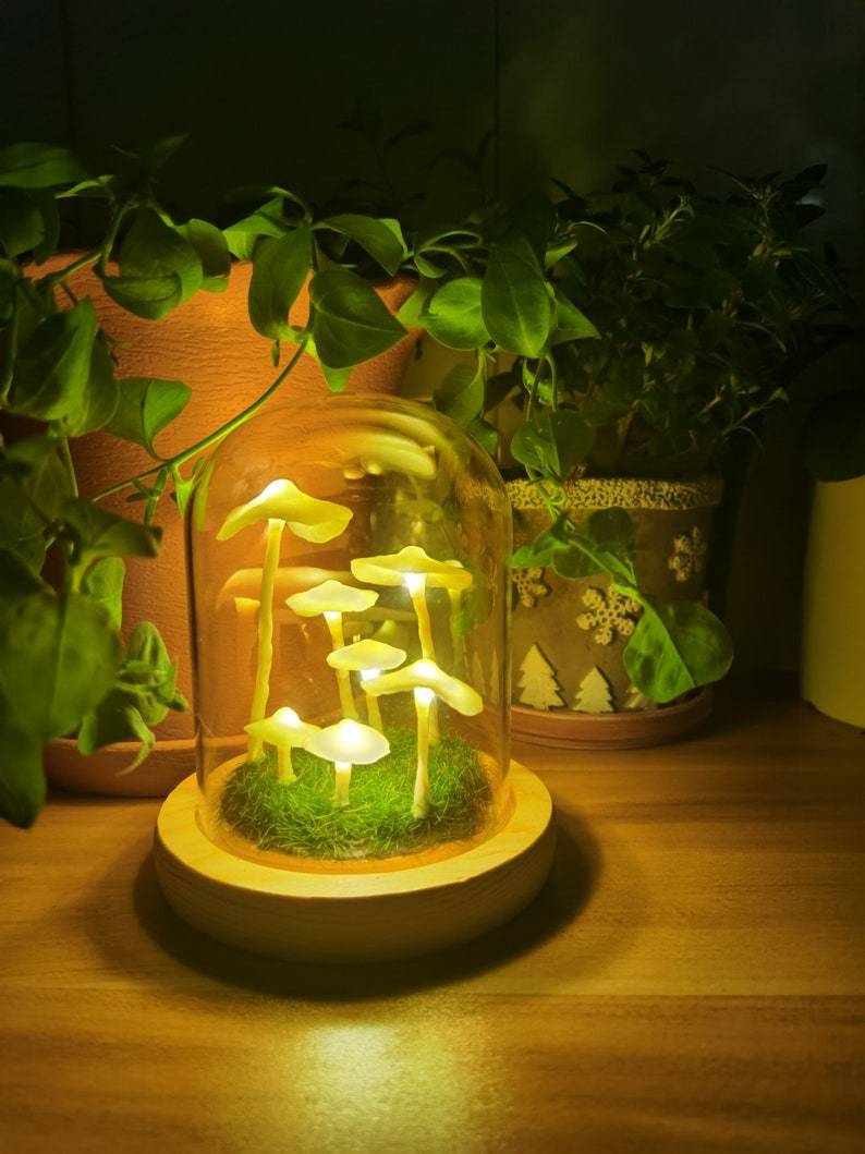 Betoverende DIY paddestoellamp voor thuisdecoratie